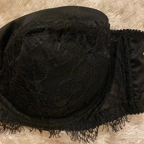 Diesel strapless black lace sexy bra 34D - Picture 3 of 8